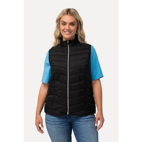Ulla Popken Gilet Trapuntato Idrorepellente Collo Alto  