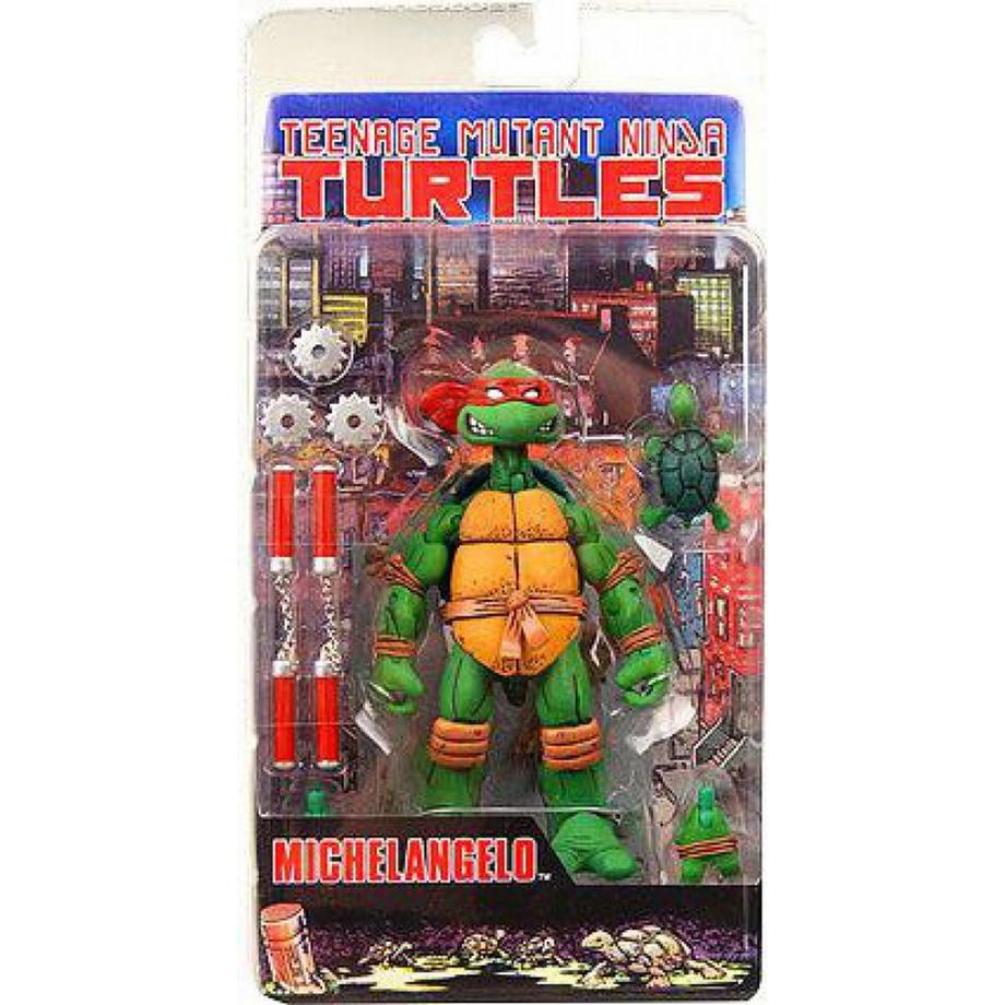 NECA  Teenage Mutant Ninja Turtles Michelangelo NECA 2008 - Sealed NEW 