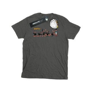 LOONEY TUNES Daffy Duck T-Shirt Stampata  