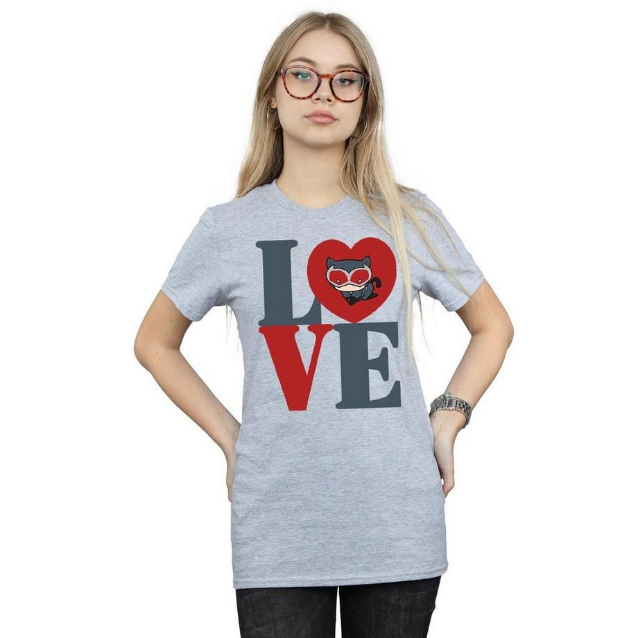 DC COMICS T-Shirt Stampa Catwoman Love  