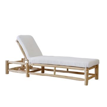 Gartenliege Verdezza natur weiss