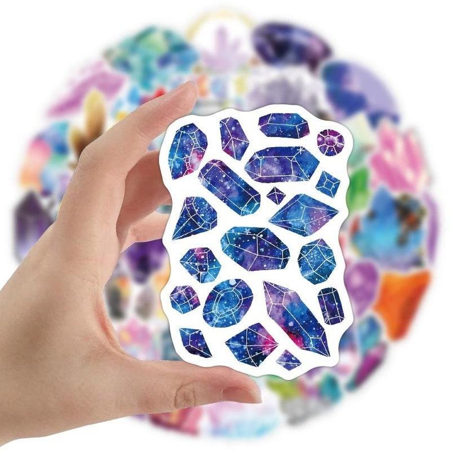 Gameloot Autocollants - cristaux - 50 pcs  