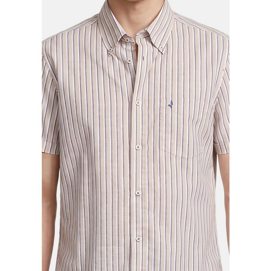 Navigare Chemise à Manches Courtes Col Button-Down  