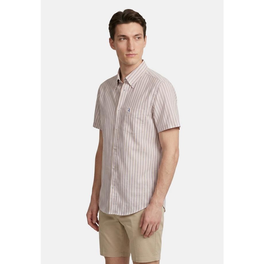 Navigare Chemise à Manches Courtes Col Button-Down  