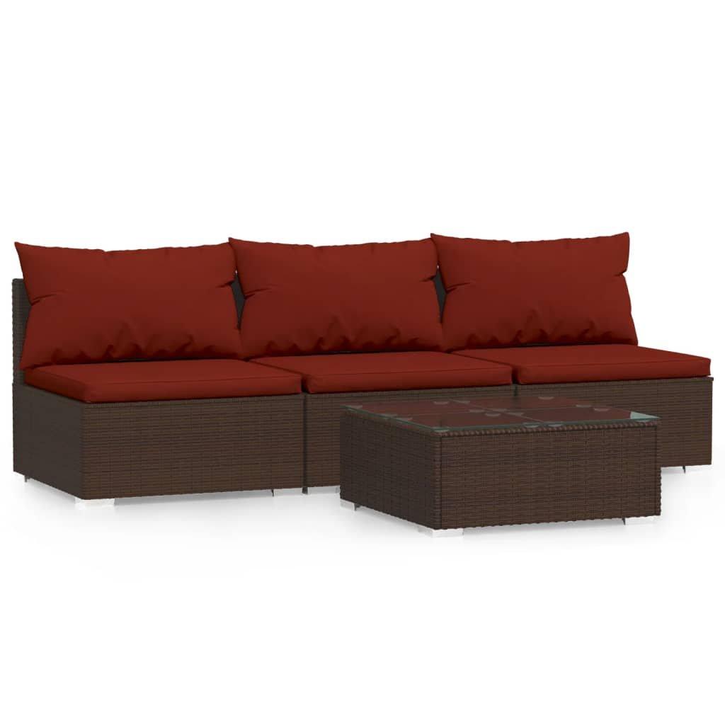 VidaXL Garten-lounge-set poly-rattan  