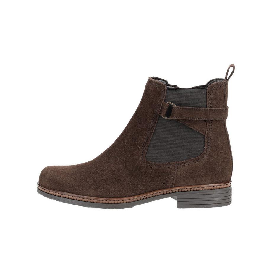 Gabor Chelsea Boot mit Veloursleder und Blockabsatz  