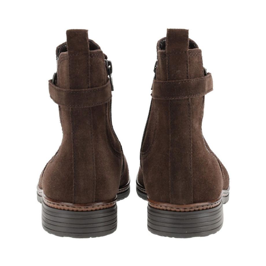 Gabor Chelsea Boot mit Veloursleder und Blockabsatz  