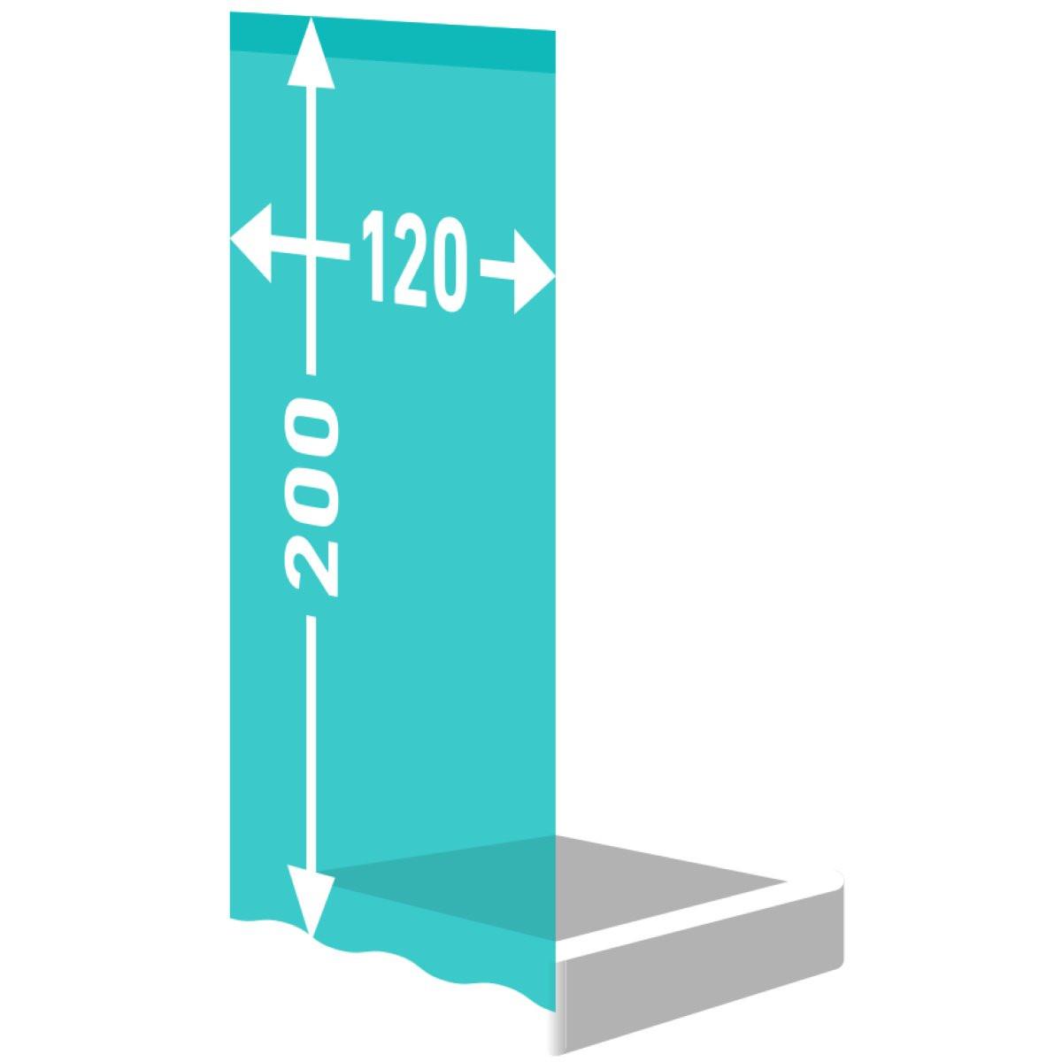 diaqua Tenda da doccia tessile Basic - grigio  