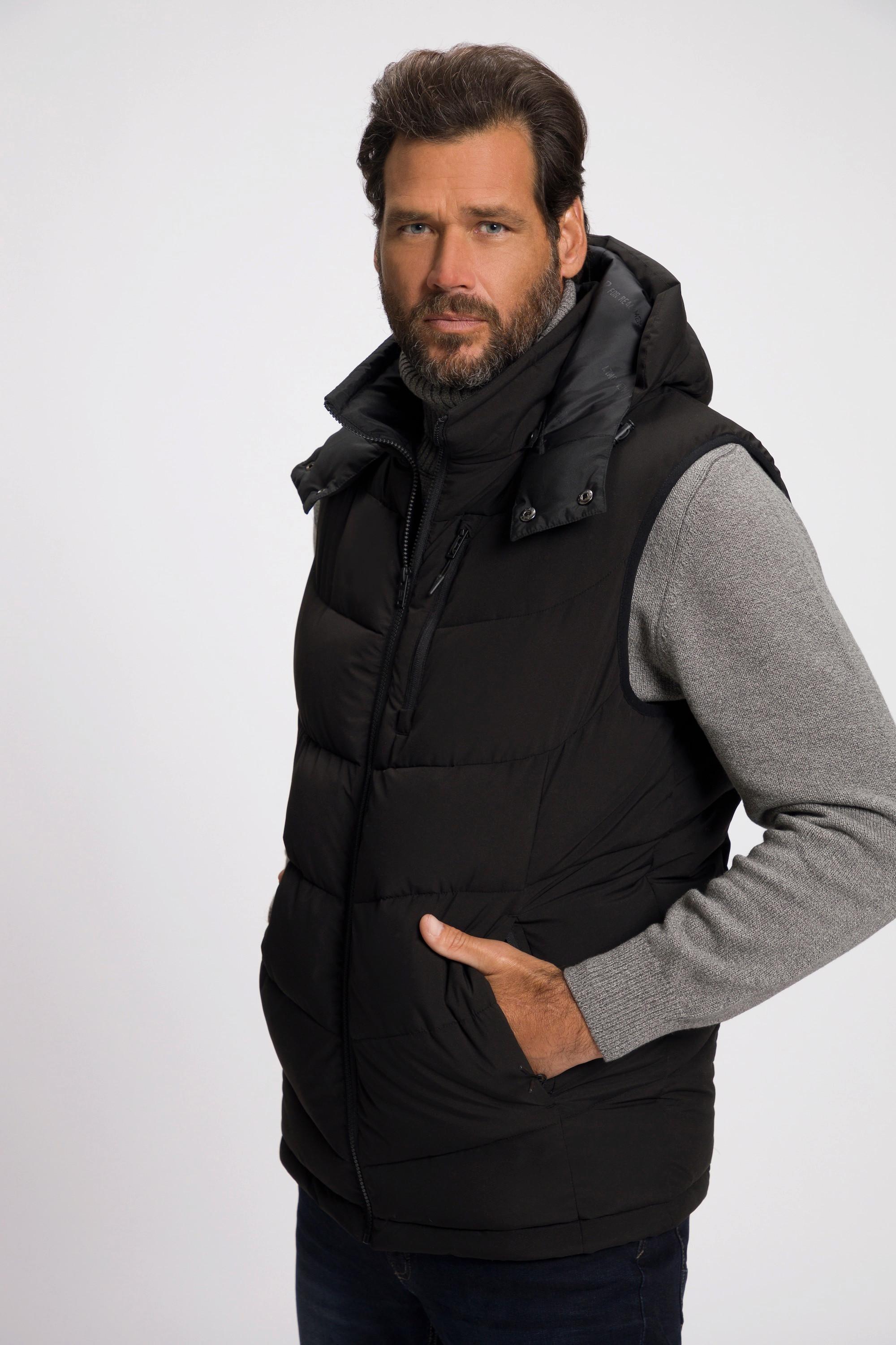 JP1880 Gilet Trapuntato Imbottitura DownTouch Cappuccio  
