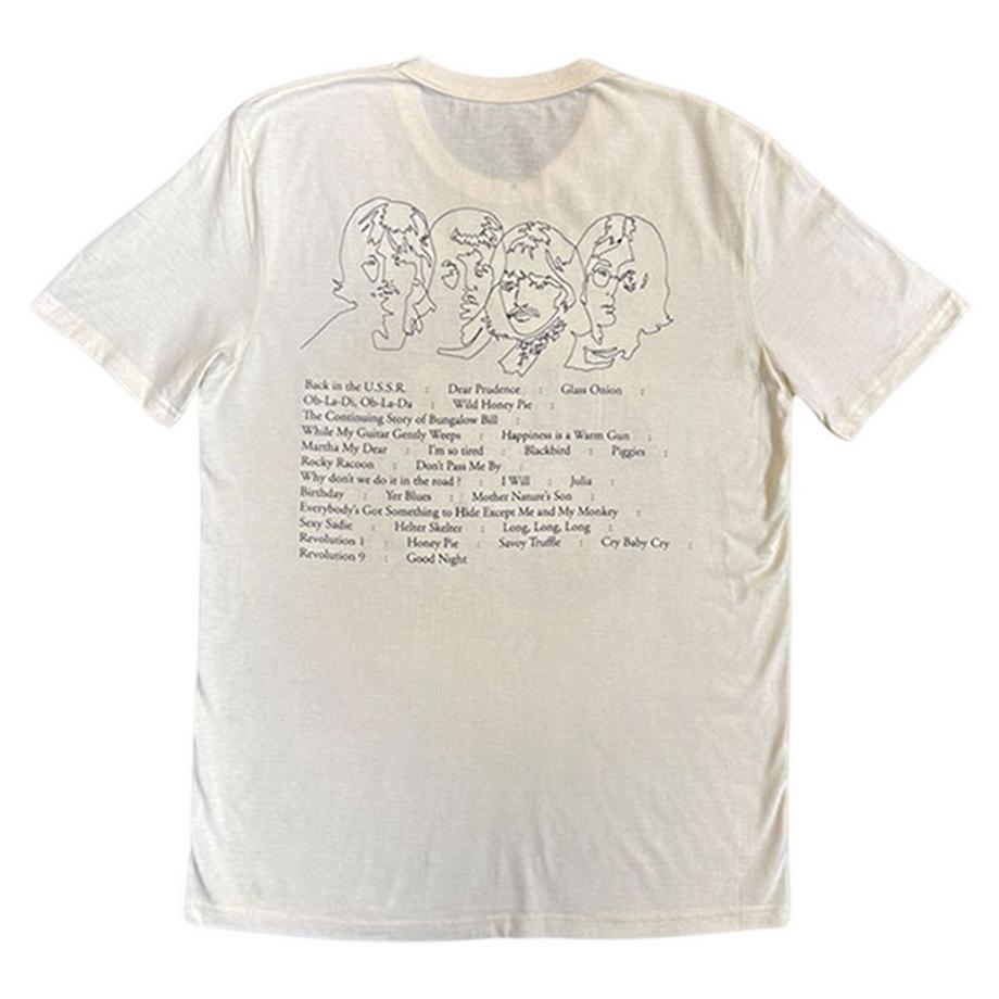 The Beatles T-Shirt Beatles On Apple avec Imprimé au Dos  