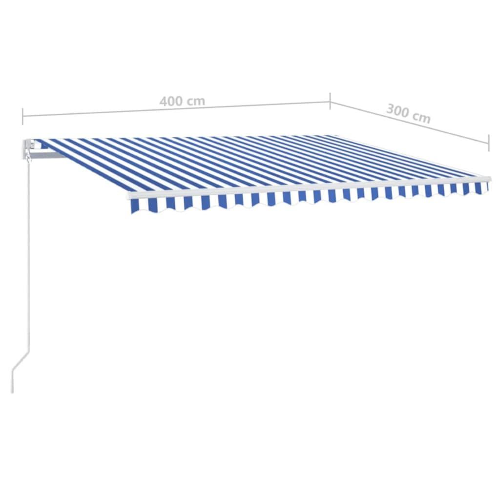 VidaXL Auvent rétractable aluminium  