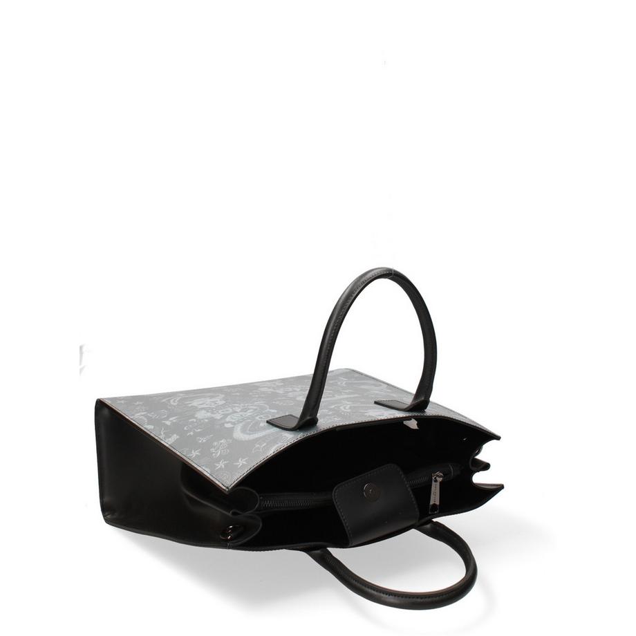 JOHN RICHMOND Sac à main avec imprimé tête de mort serpent et étoile  