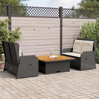 VidaXL set salotti da giardino Polirattan  