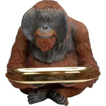 Figura decorativa maggiordomo orango 41