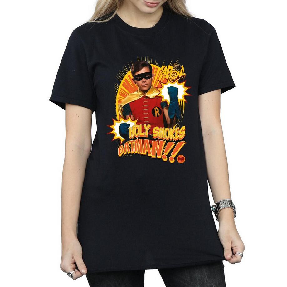DC COMICS Holy Smokes T-Shirt Stampata  