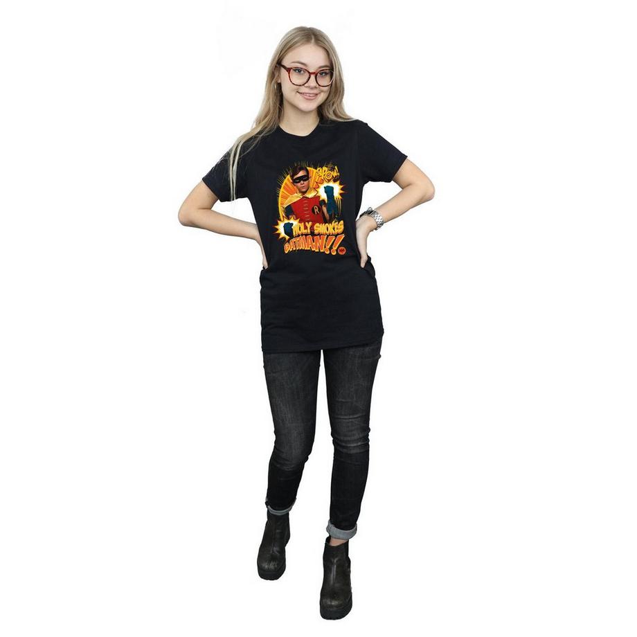 DC COMICS Holy Smokes T-Shirt Stampata  