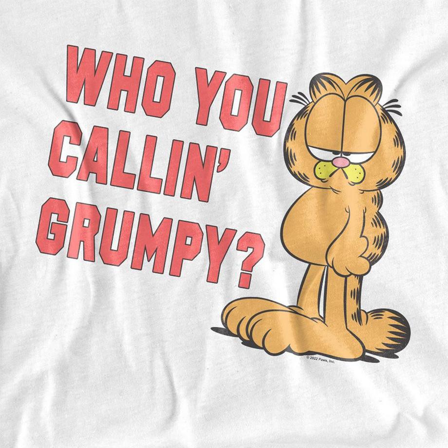 Garfield Maglietta Who You Callin Grumpy  