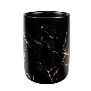 eStore Badezimmer-Set in 4 Teilen - Schwarz  