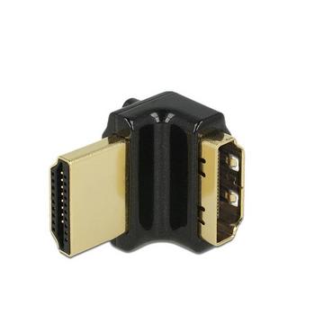 DeLOCK HDMI-A/HDMI-A, F/M, 90° Schwarz