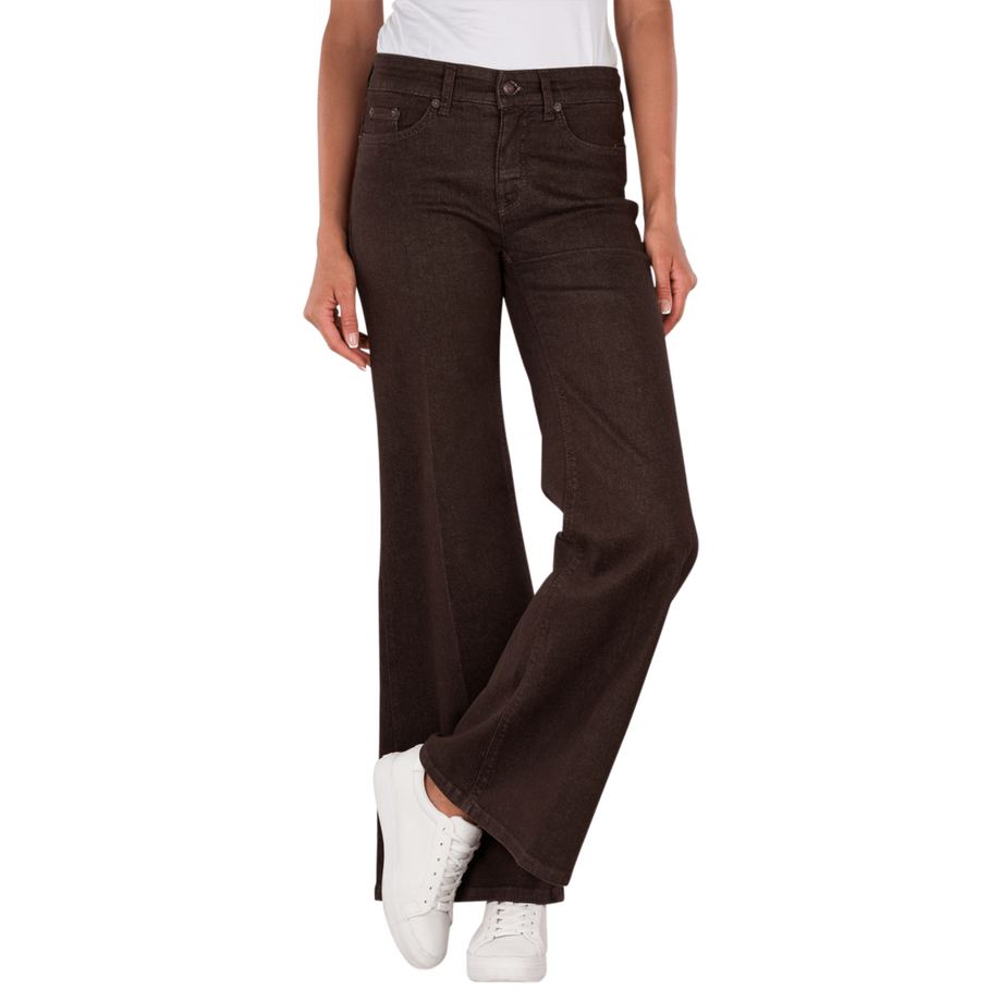 MAC Wide Flare Vintage Denim Jeans  