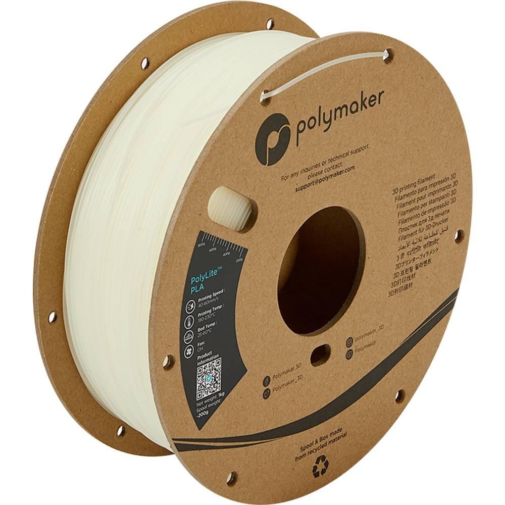 Polymaker  Filament PolyLite PLA 1.75mm 1kg, natur 