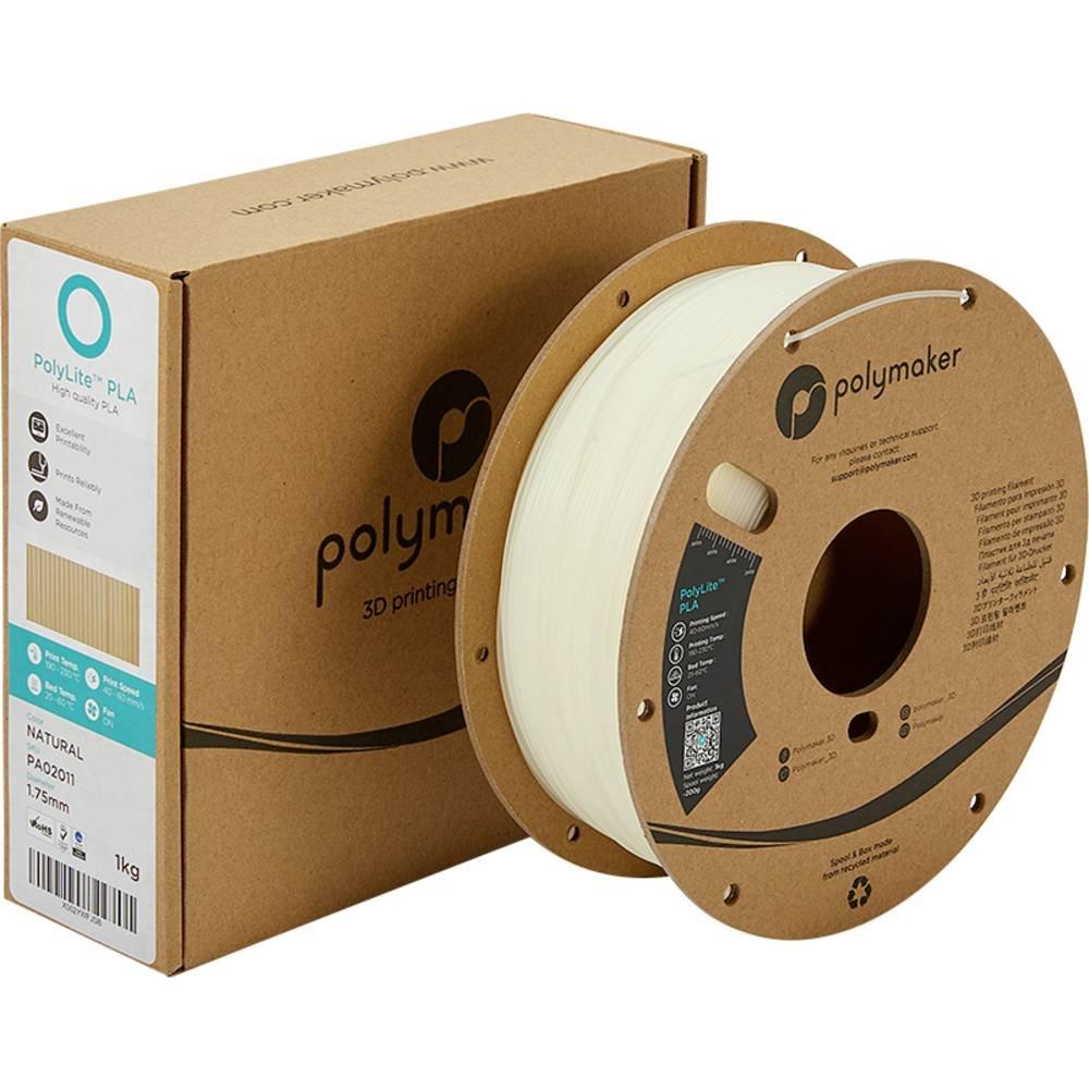 Polymaker  PolyLite Filament PLA 1.75 mm 1000 g Natur 1 St. 