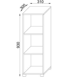 VCM Holz Badschrank Benas-3  