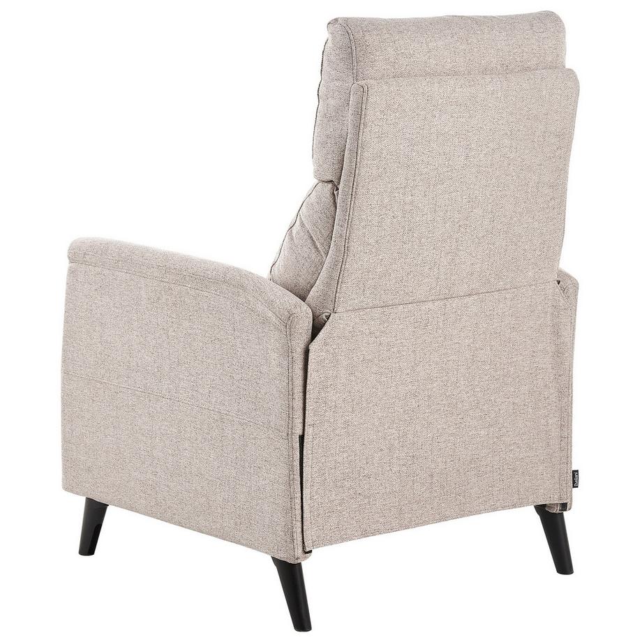 Beliani Fauteuil inclinable en Tissu  SELVIK  