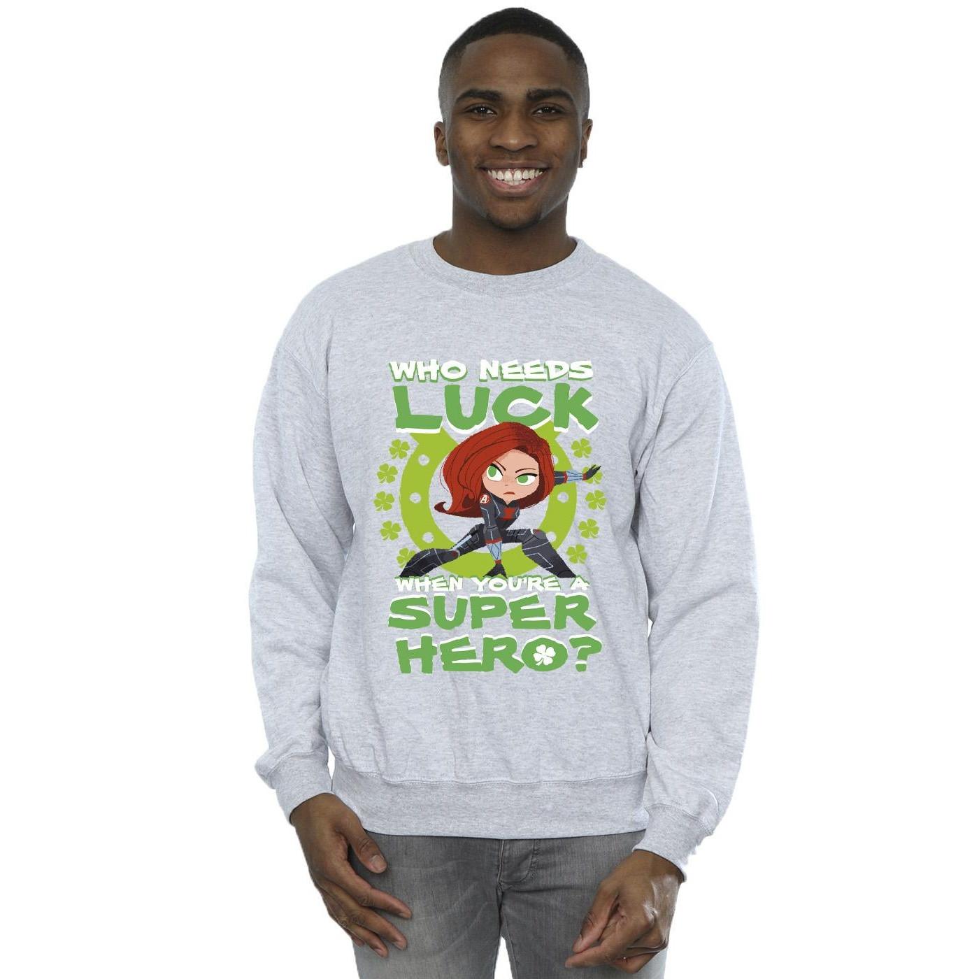 MARVEL  St Patrick´s Day Black Widow Luck Sweatshirt 