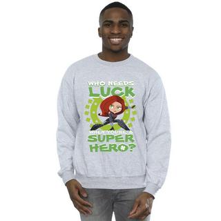 MARVEL  Sweat ST PATRICK´S DAY BLACK WIDOW LUCK 