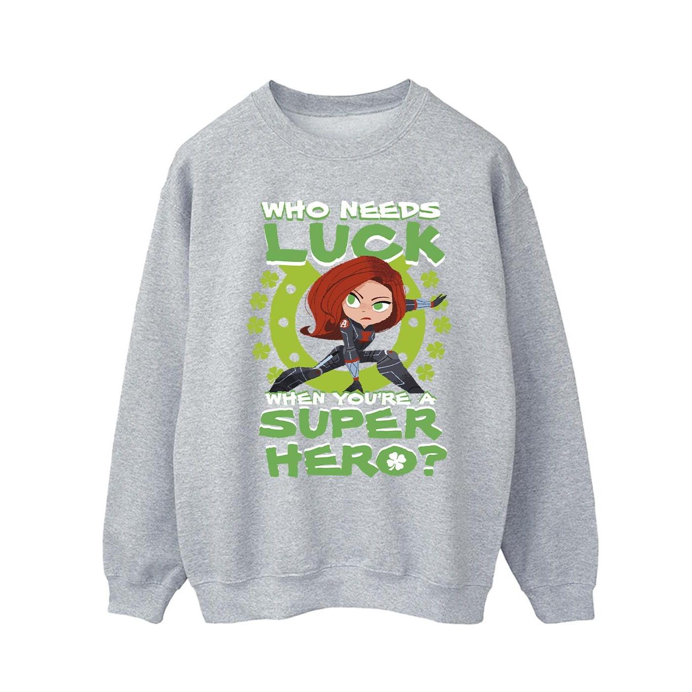 MARVEL  St Patrick´s Day Black Widow Luck Sweatshirt 