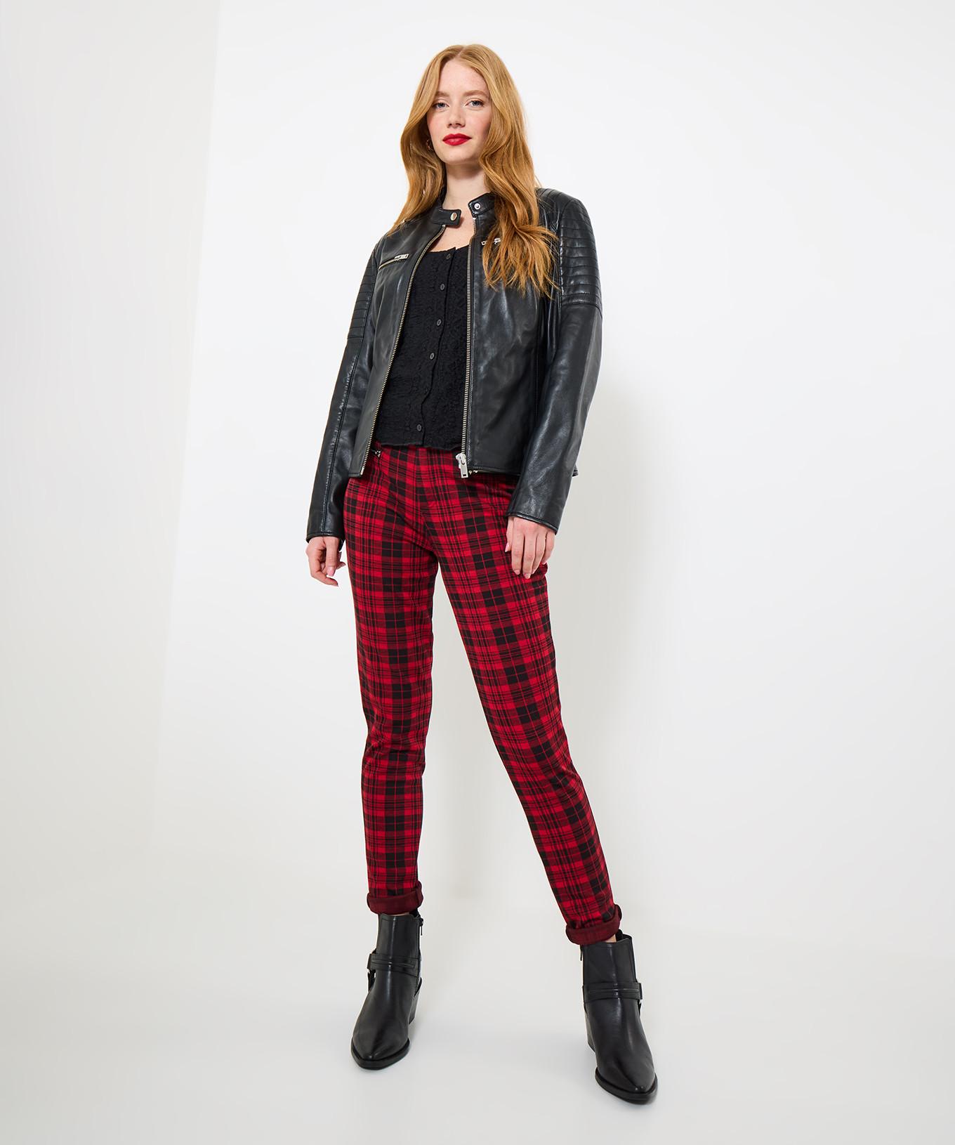 Joe Browns Klassische Bikerjacke Gesteppte Lederärmel  