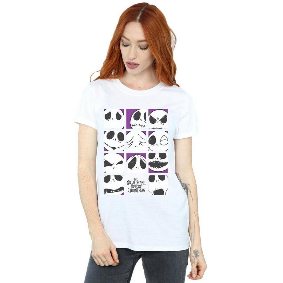 Disney Nightmare Before Christmas Many Faces Of Jack T-Shirt  