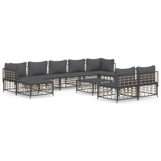 VidaXL Garten lounge set poly-rattan  