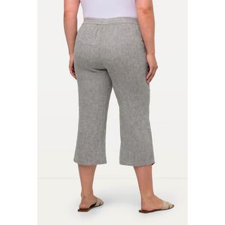 Ulla Popken 7/8 Leinenhose Elastischer Bund  