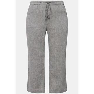 Ulla Popken 7/8 Leinenhose Elastischer Bund  
