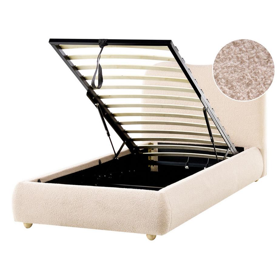 Letto contenitore en Bouclé Moderno BLAGNAC