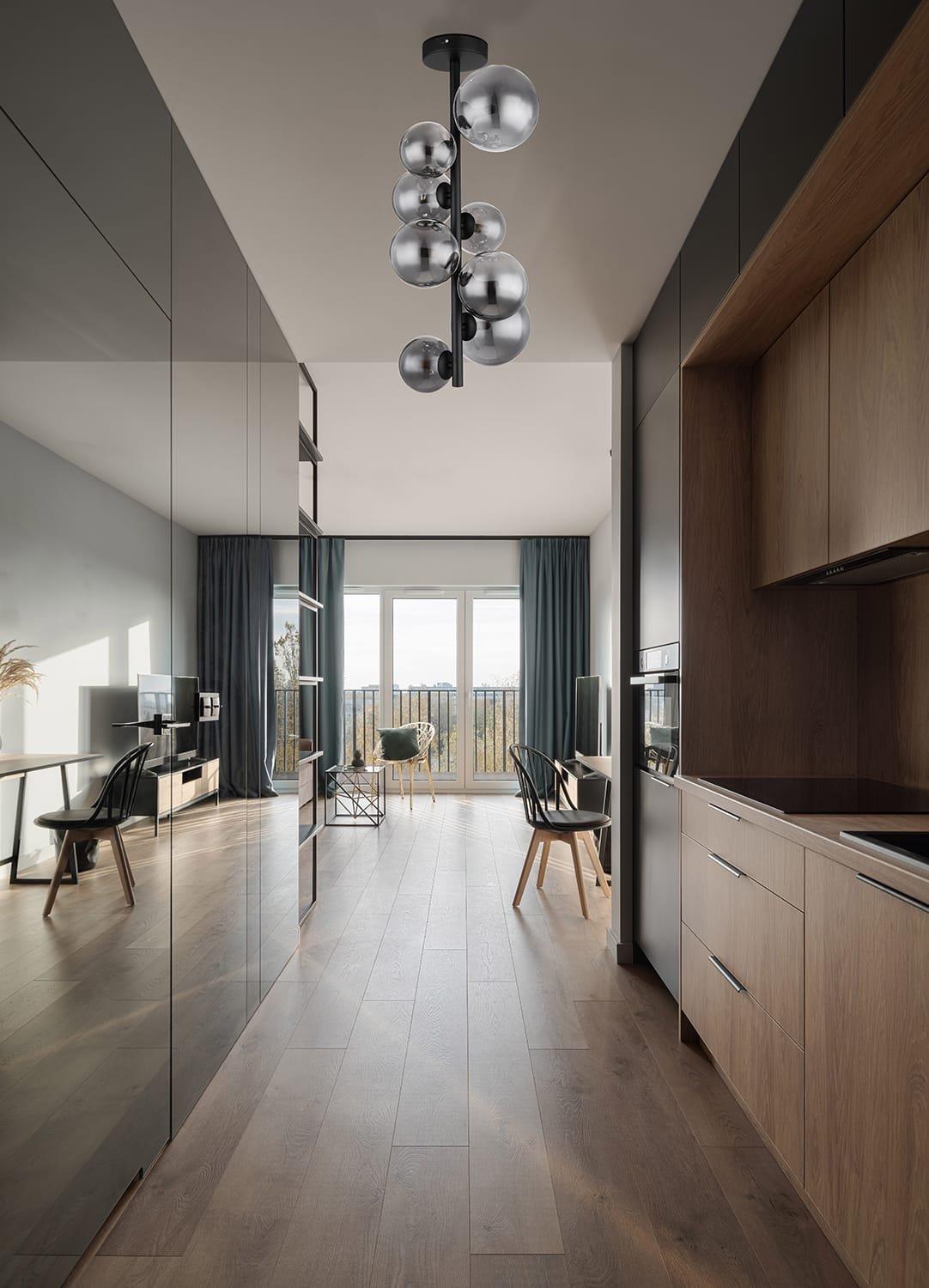 mutoni Deckenleuchte Riha Metall  matt 8xG9  