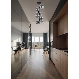 mutoni Deckenleuchte Riha Metall  matt 8xG9  