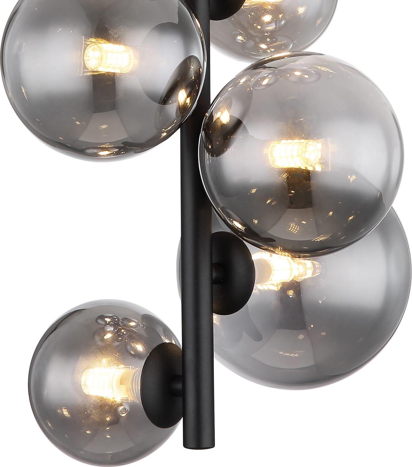 mutoni Deckenleuchte Riha Metall  matt 8xG9  