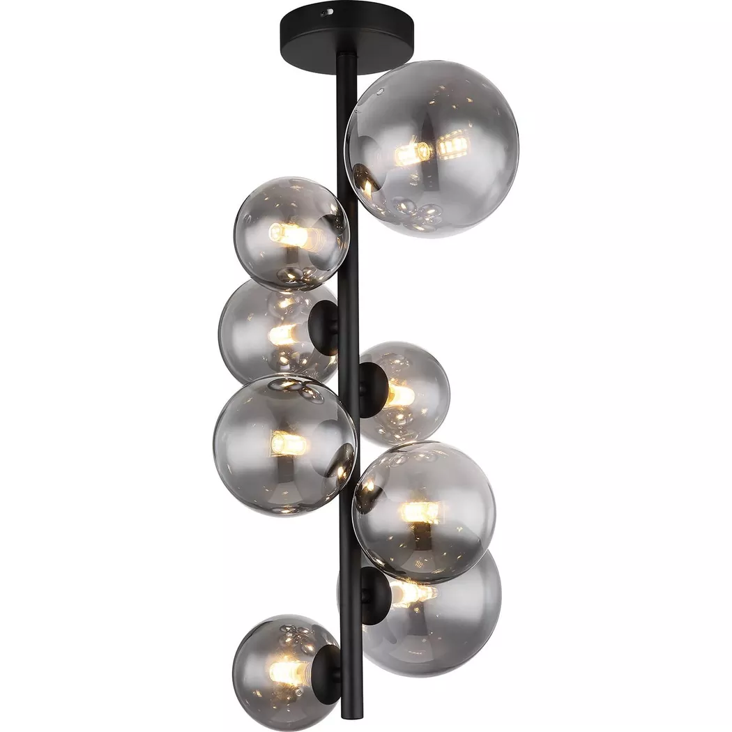 mutoni – Deckenleuchte Riha Metall matt 8xG9, One Size, Multicolor