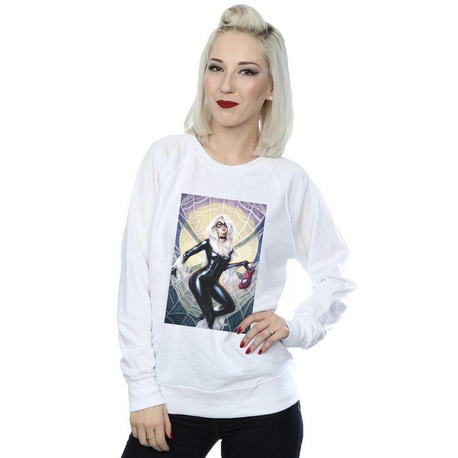 MARVEL Black Cat Sweatshirt Imprimé  
