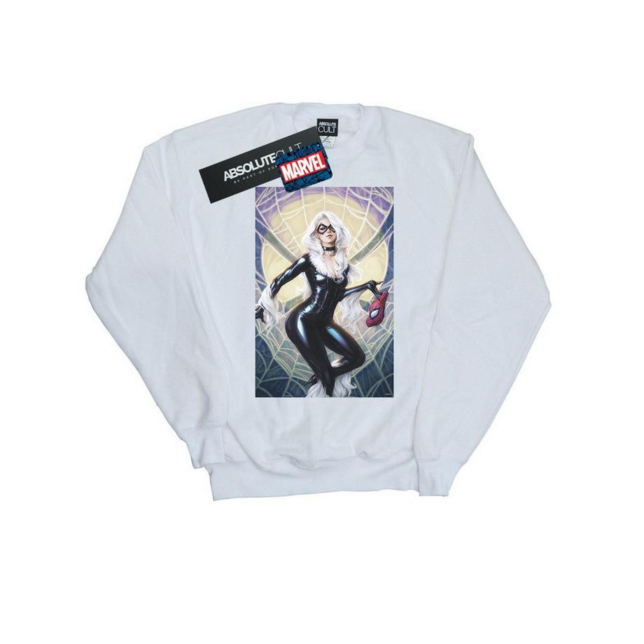 MARVEL Black Cat Sweatshirt Imprimé  