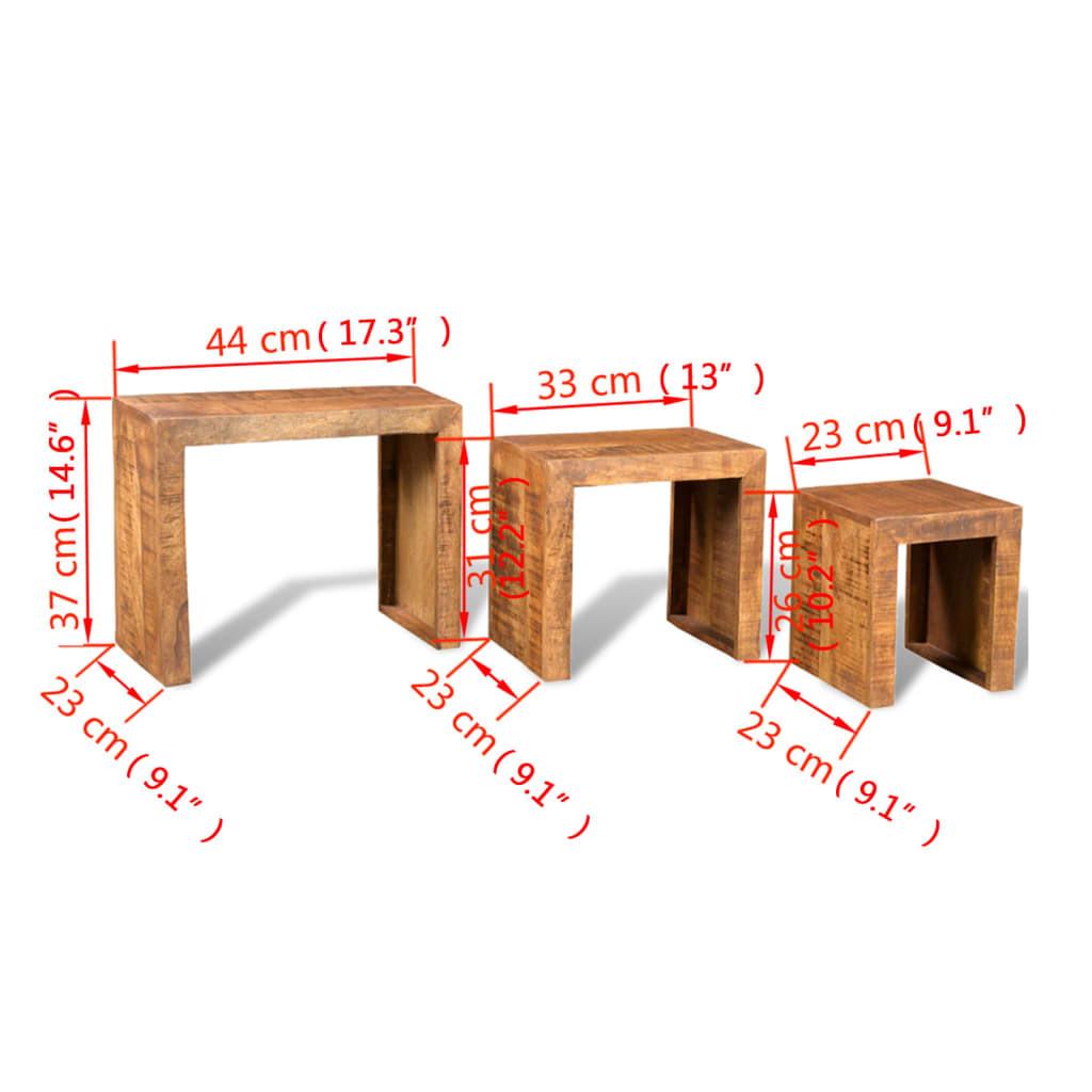 VidaXL Beistelltisch holz  