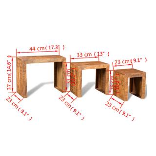 VidaXL Beistelltisch holz  