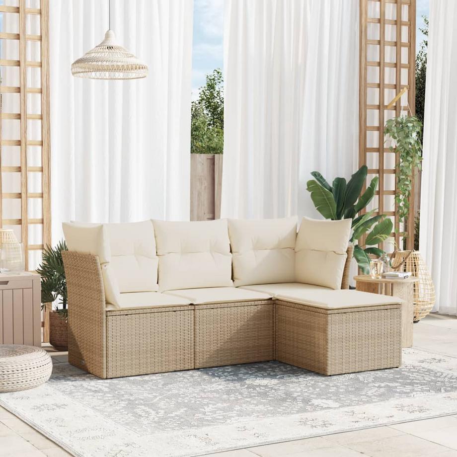 VidaXL Garten sofagarnitur poly-rattan  