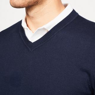 INESIS  Pullover V-Ausschnitt Golf Baumwolle 