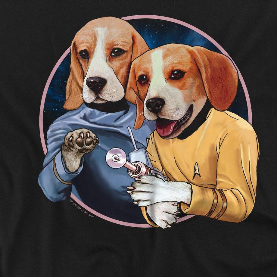 Star Trek Star Trek Beagles T-Shirt Maniche Lunghe  