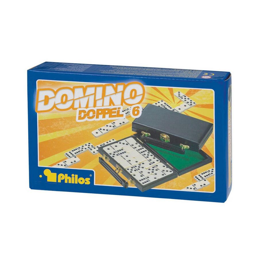 Philos  Spiele Domino Doppel 6 