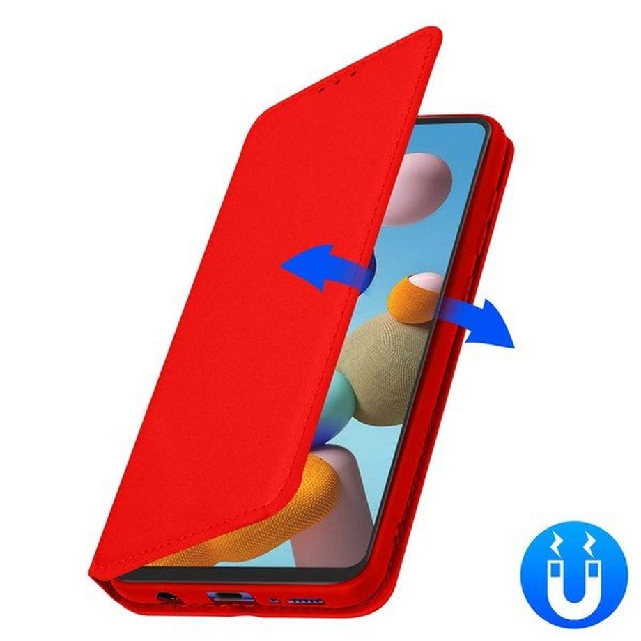 Avizar  Étui Samsung Galaxy A21s Folio Rouge 